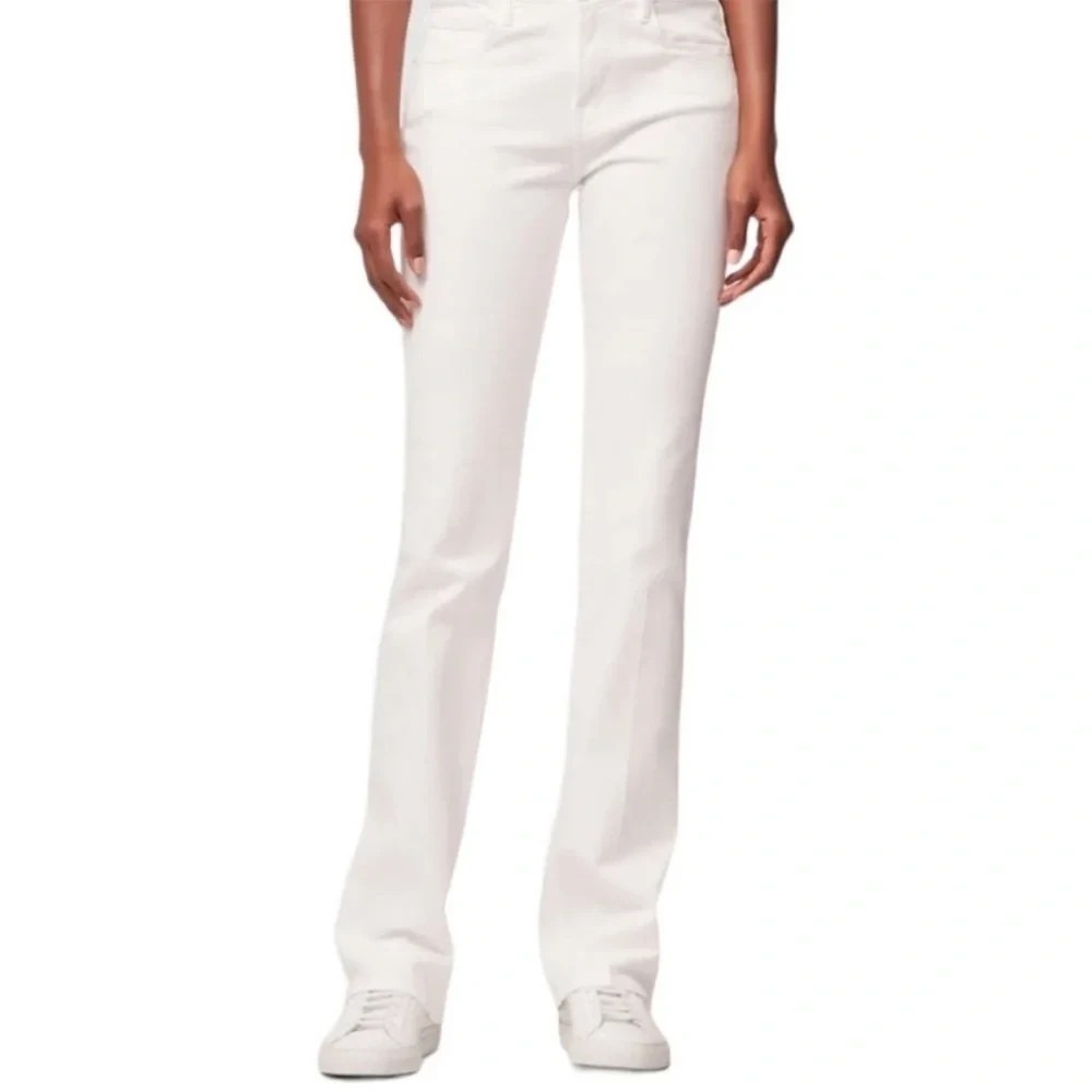 FRAME Le‎ Mini Boot Jeans in Blanc Women 27 Mid Rise BootCut Denim Designer